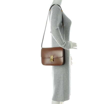 Celine Box Calfskin Medium Classic Box Flap Bag Camel 2 of 7