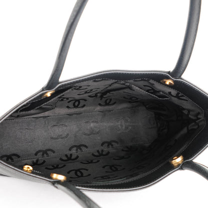 Chanel Caviar CC Tote Black 5 of 7