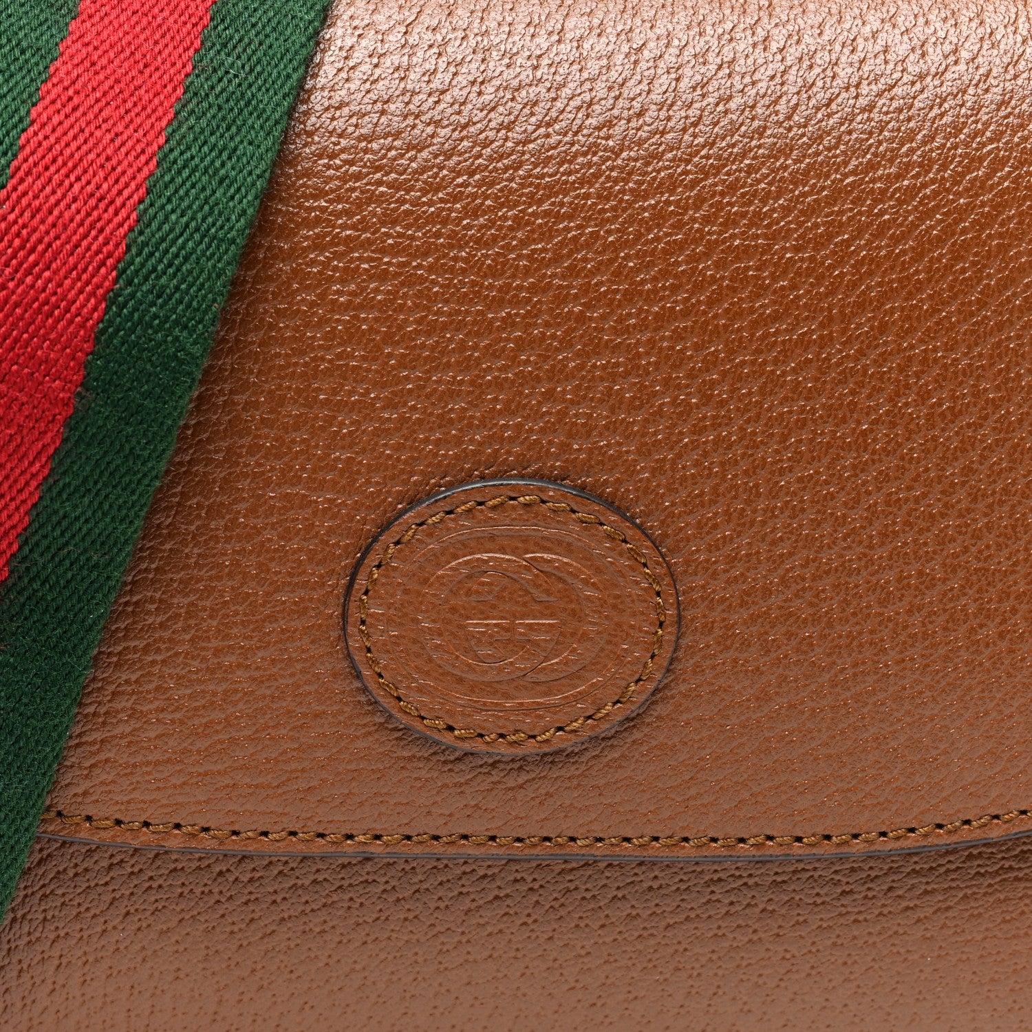 Gucci Calfskin Wicker Small Messenger Bag Natural 8 of 10