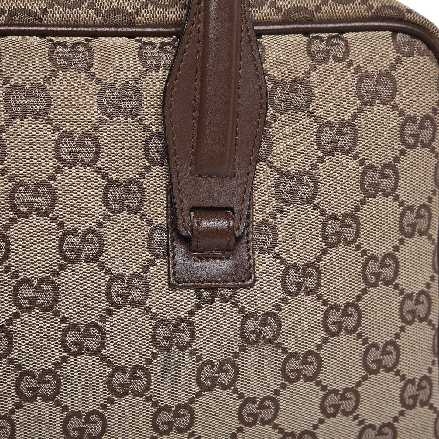 Monogram Tote Bag Brown