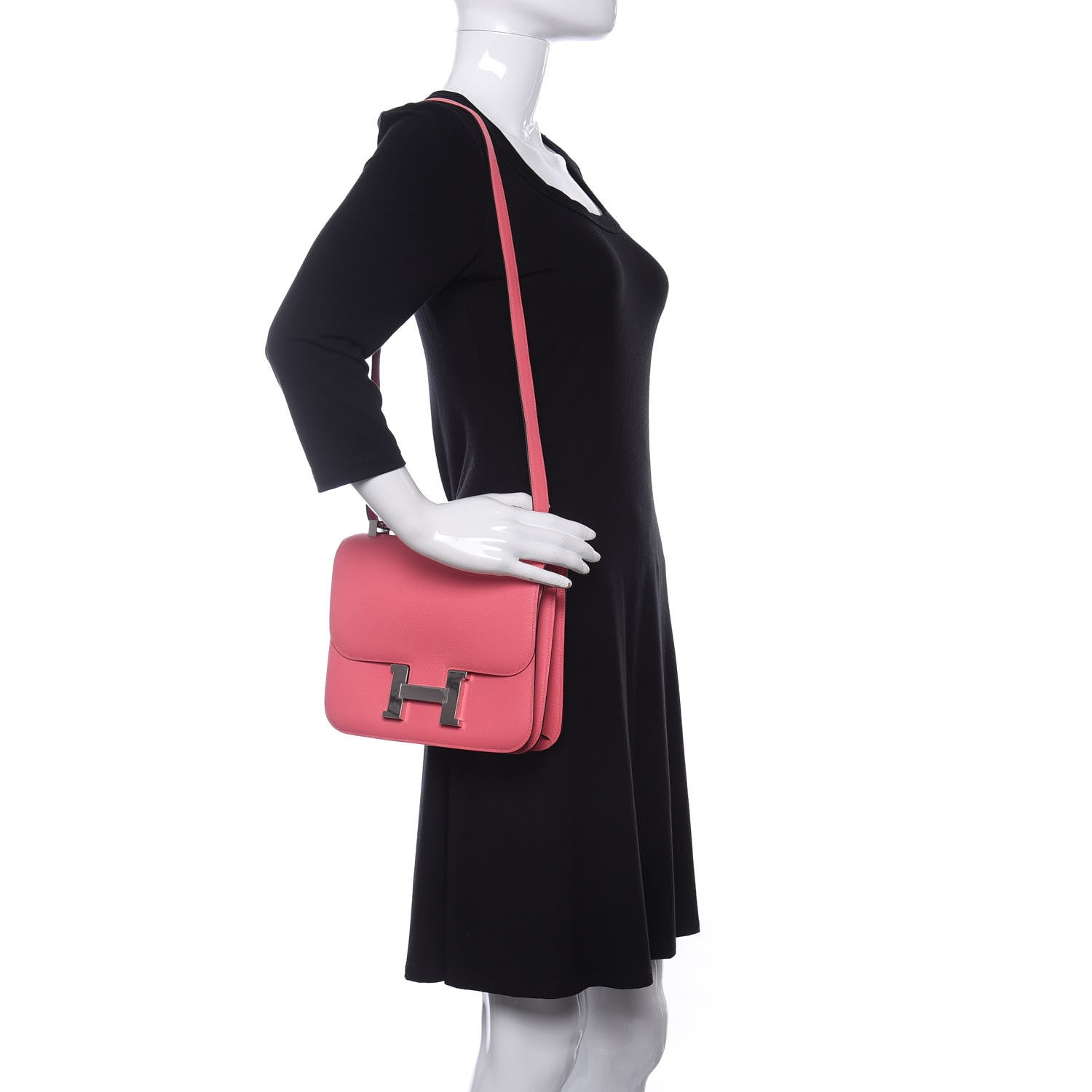 Hermes Evercolor Constance 24 Rose Azalee 2 of 13