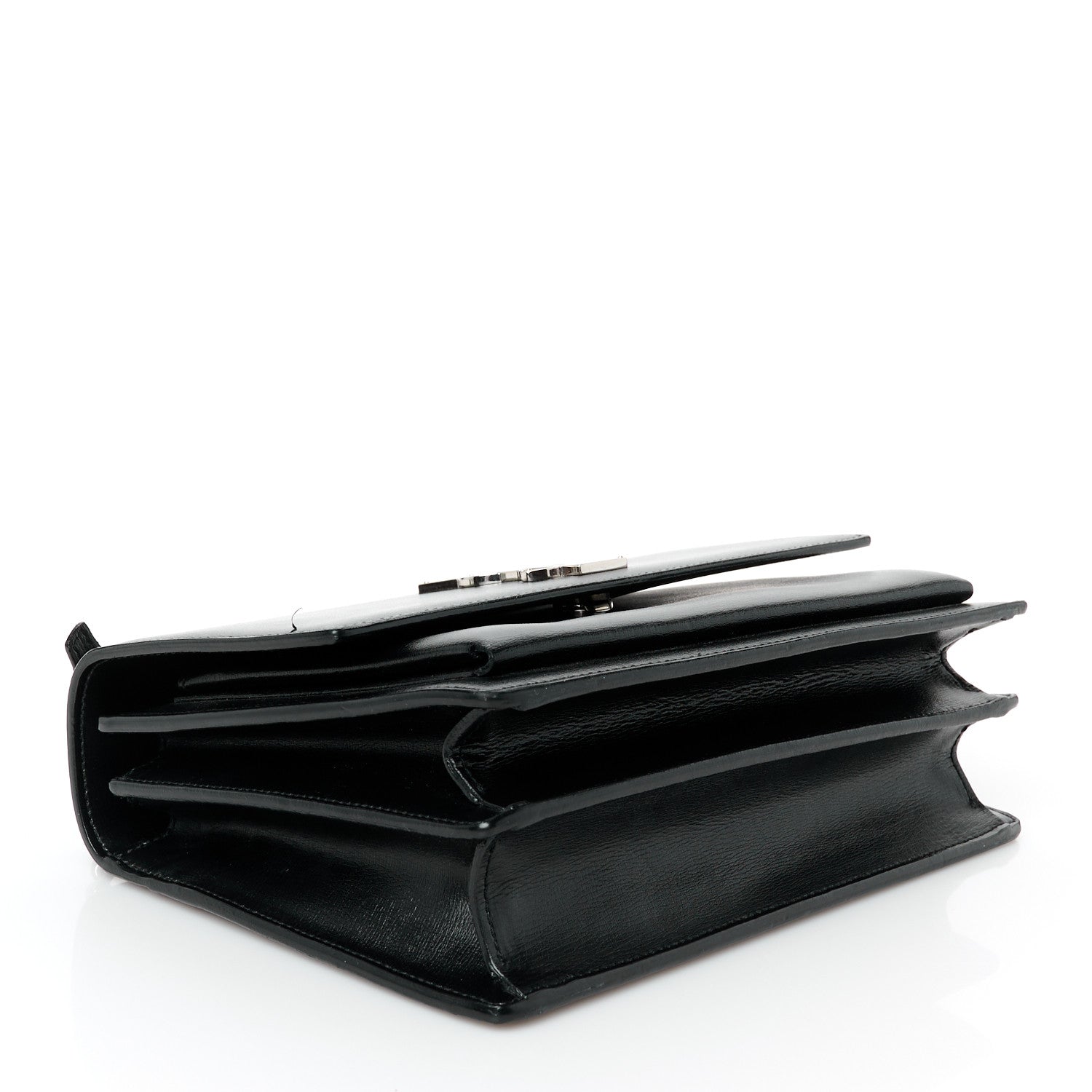 Saint Laurent Calfskin Medium Monogram Sunset Black 4 of 13