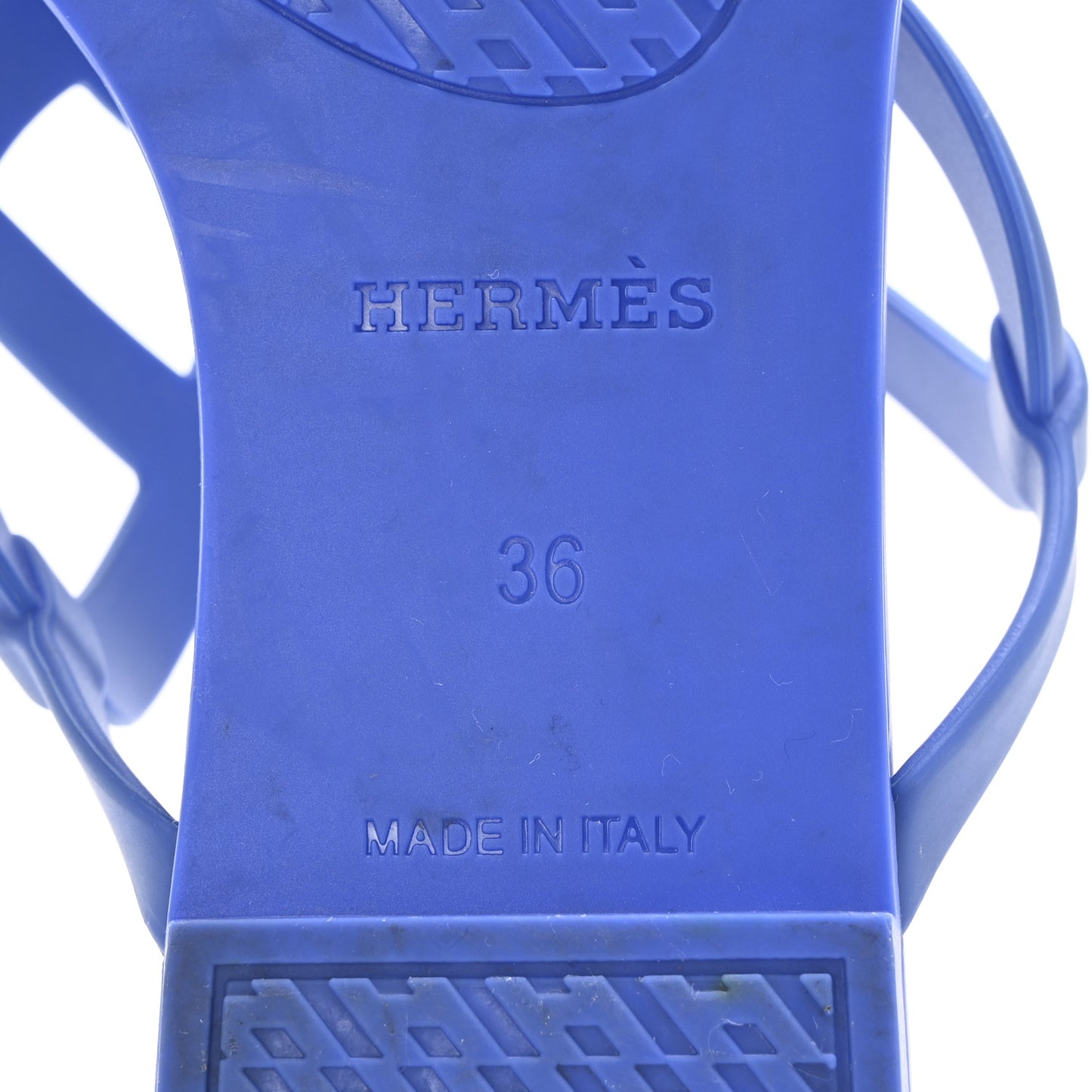 Rubber Womens Egerie Sandals 36 Bleu Outremer