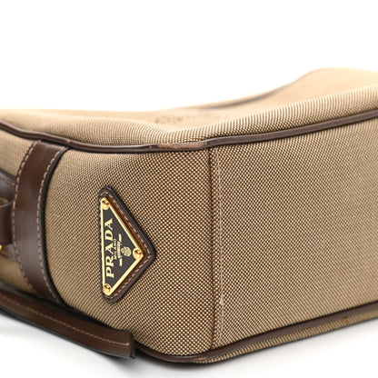 Prada Jacquard Logo Camera Bag Corda Bruciato 8 of 15