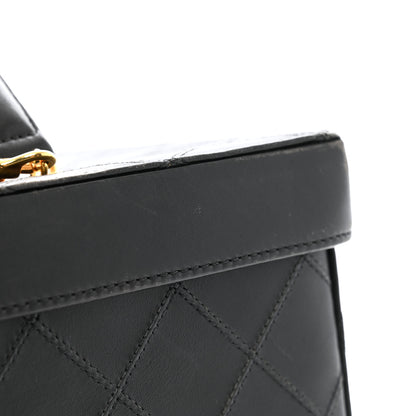 Chanel Calfskin Stitch Vanity Case Black 13 of 14