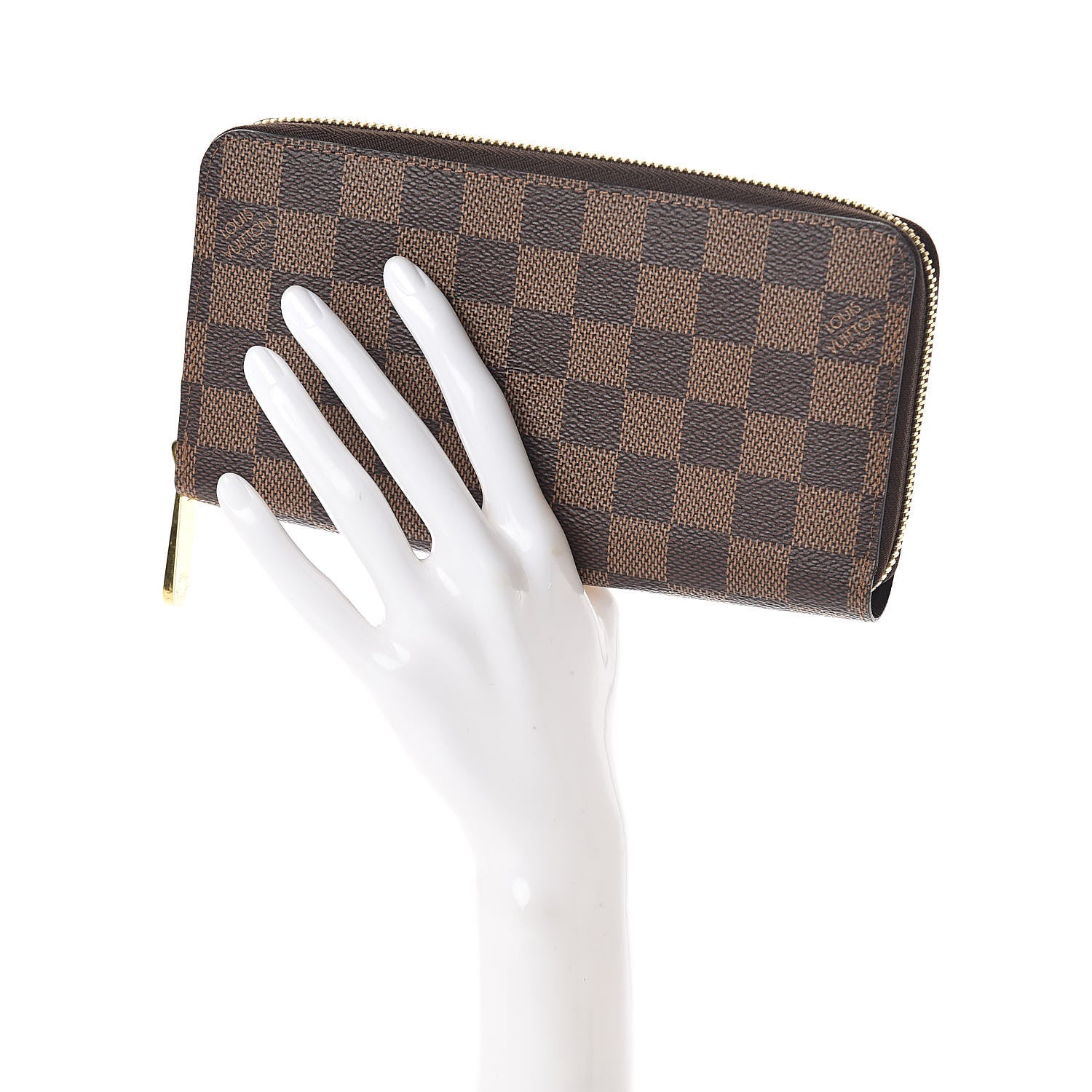 Louis Vuitton Damier Ebene Zippy Wallet 2 of 6