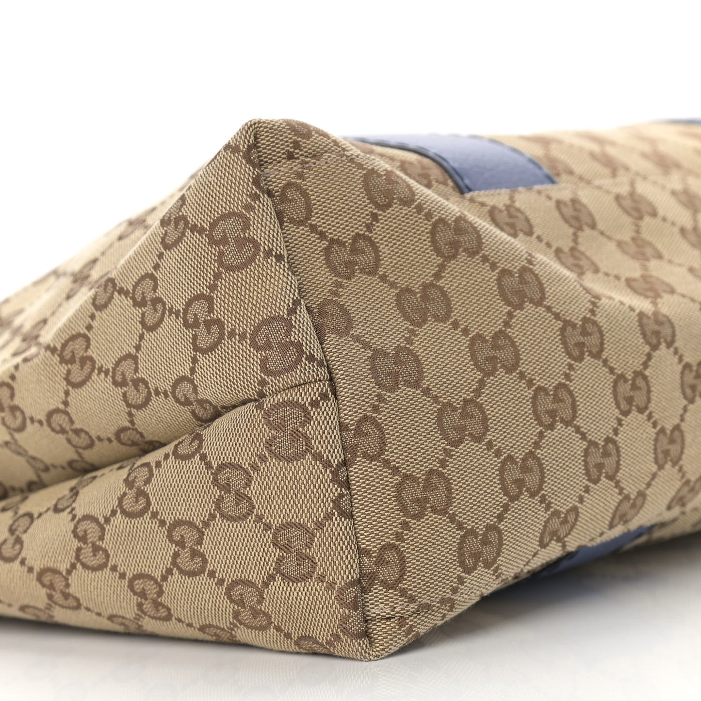 Monogram Medium Bamboo Bar Tote Blue