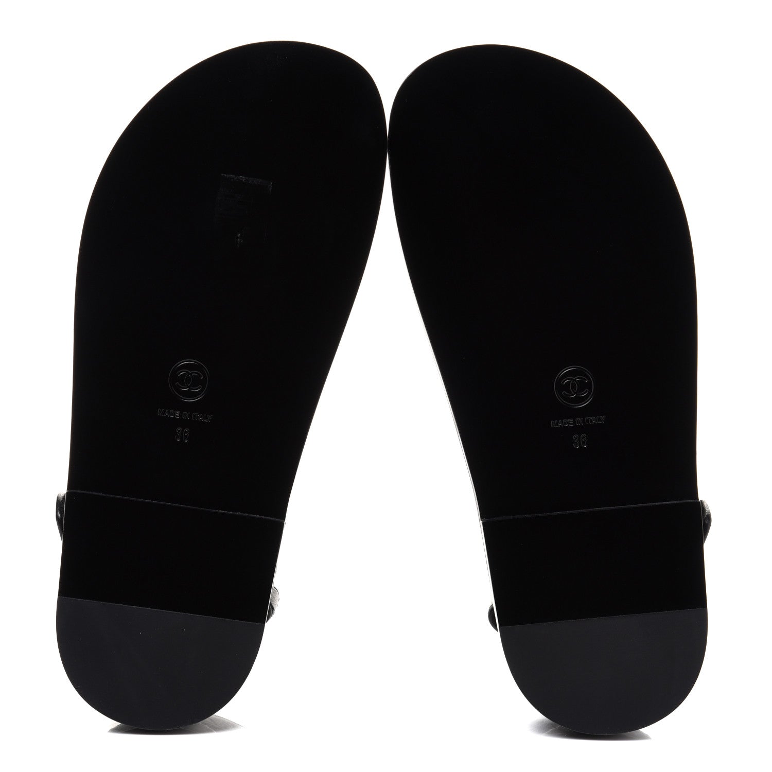 Chanel Lambskin Quilted Velcro Dad Sandals 36 So Black 6 of 10