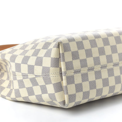 Louis Vuitton Damier Azur Graceful PM Rose Ballerine 6 of 9