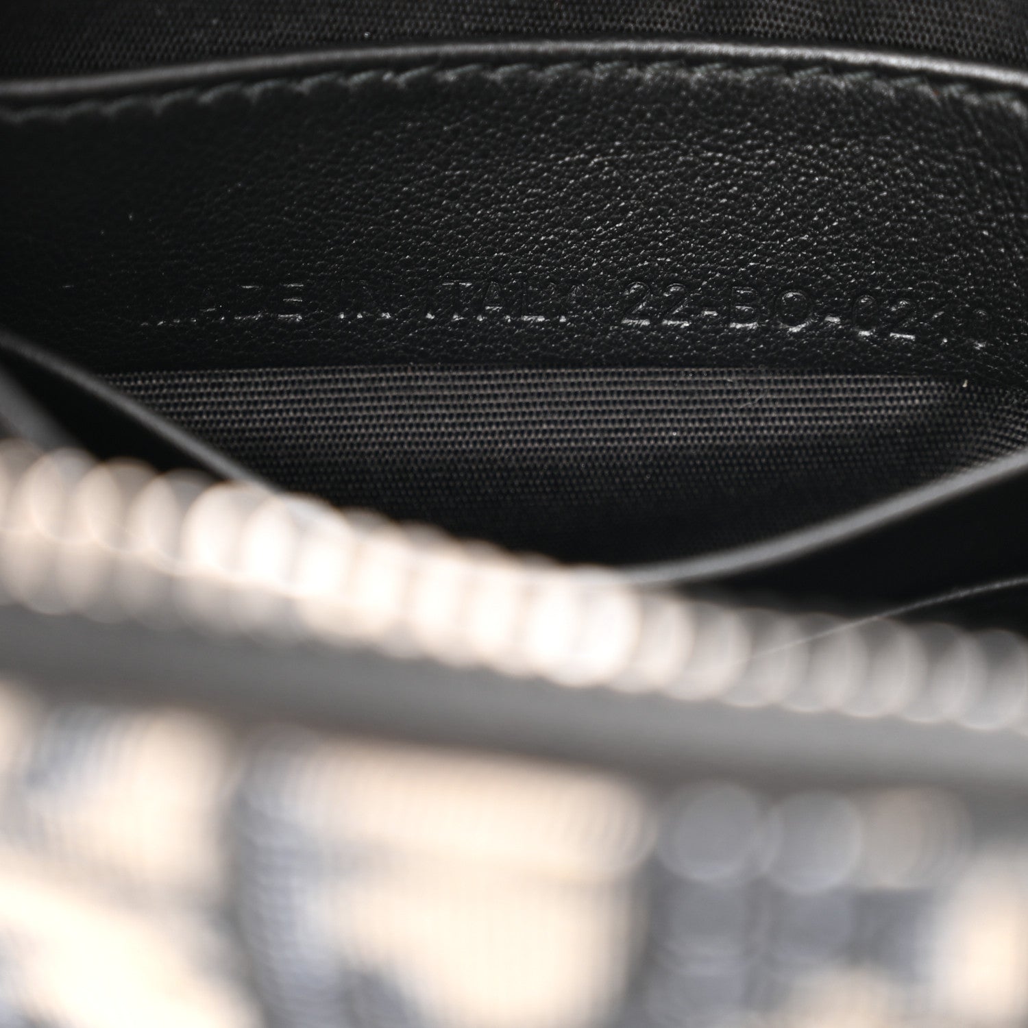 Christian Dior Oblique Pouch Beige Black 8 of 14