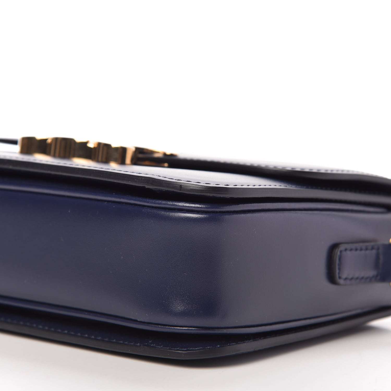 Celine Shiny Calfskin Teen Triomphe Dark Blue 7 of 10
