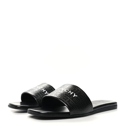 Givenchy Logo 4G Flat Sandals 37.5 Black 3 of 9