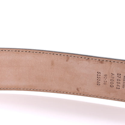 Gucci Calfskin Interlocking G 37mm Belt 90 36 Camelia 4 of 8