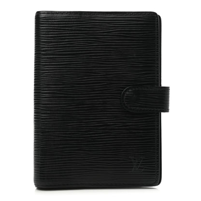 Louis Vuitton Epi Small Ring Agenda Cover Black 1 of 7