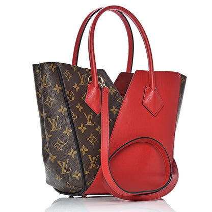 Louis Vuitton Calfskin Monogram Kimono Tote PM Cherry 3 of 16
