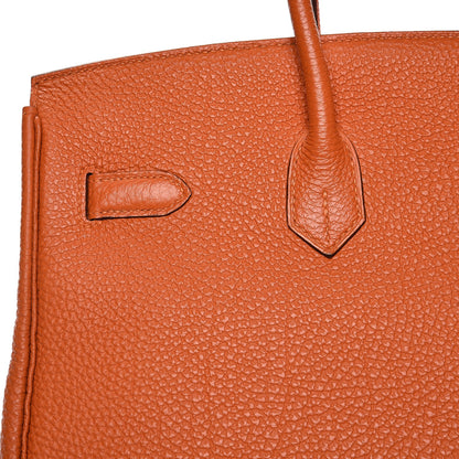 Hermes Togo Birkin 35 Orange 26 of 33