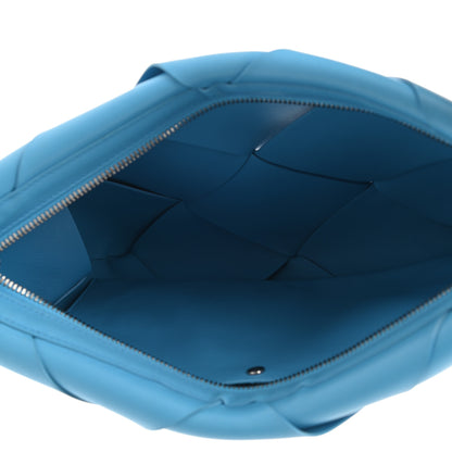 Bottega Veneta Nappa Maxi Blown Up Intrecciato Pouch Clutch Swimming Pool 5 of 8