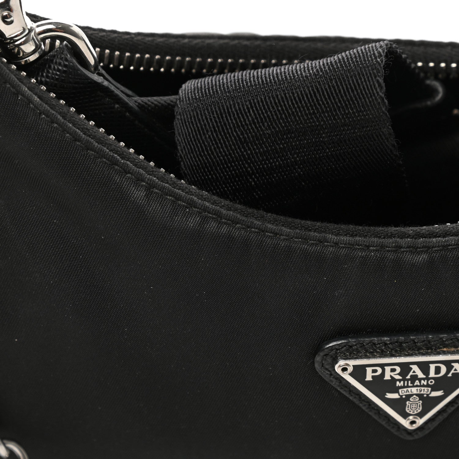 Prada Nylon Re-Edition 2005 Shoulder Bag Black 14 of 14
