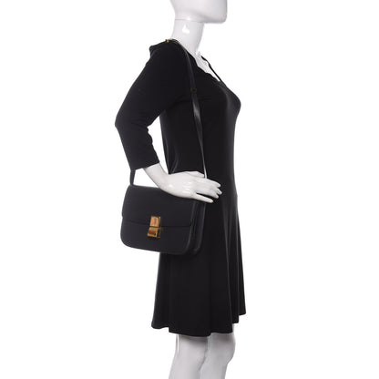 Celine Liege Calfskin Medium Classic Box Flap Bag Liquorice 2 of 8