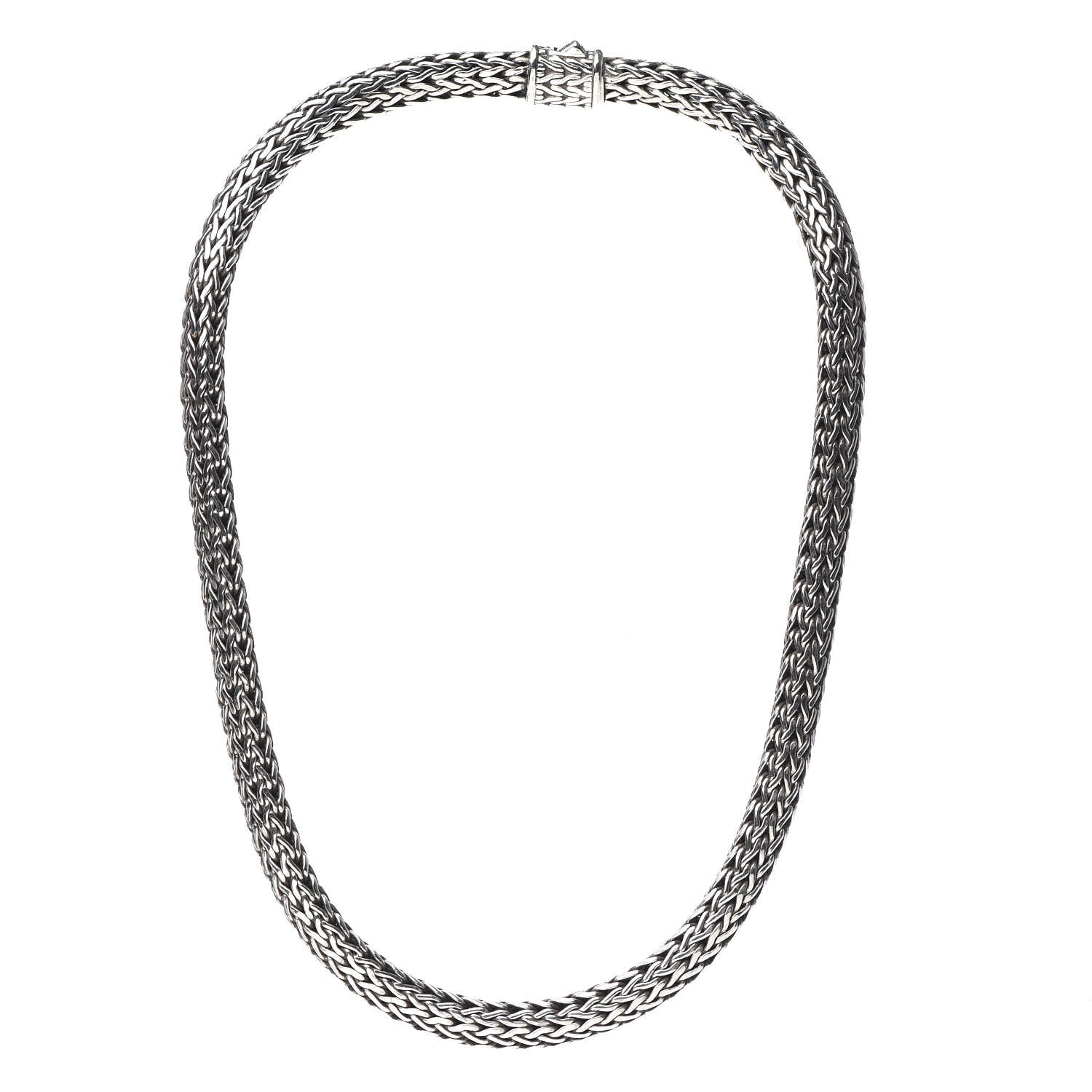 John Hardy Sterling Silver 7.5mm Classic Chain Necklace 3 of 4