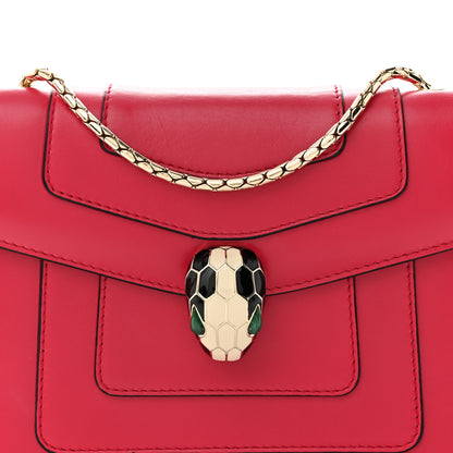 Bulgari Calfskin Serpenti Forever Crossbody Bag Pink 8 of 12
