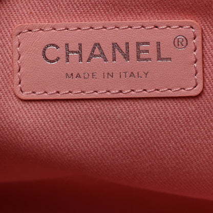 Chanel Canvas Deauville Small Bowling Bag Pink 6 of 10