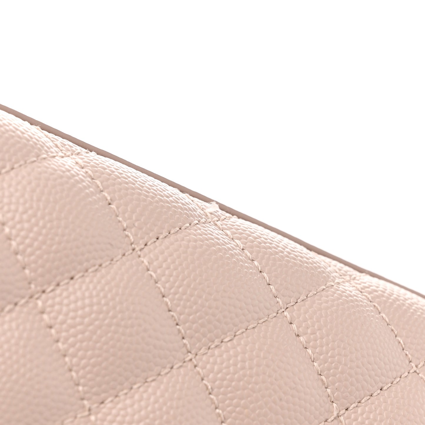 Grain De Poudre Textured Mixed Matelasse Large Triquilt Monogram Satchel Rose
