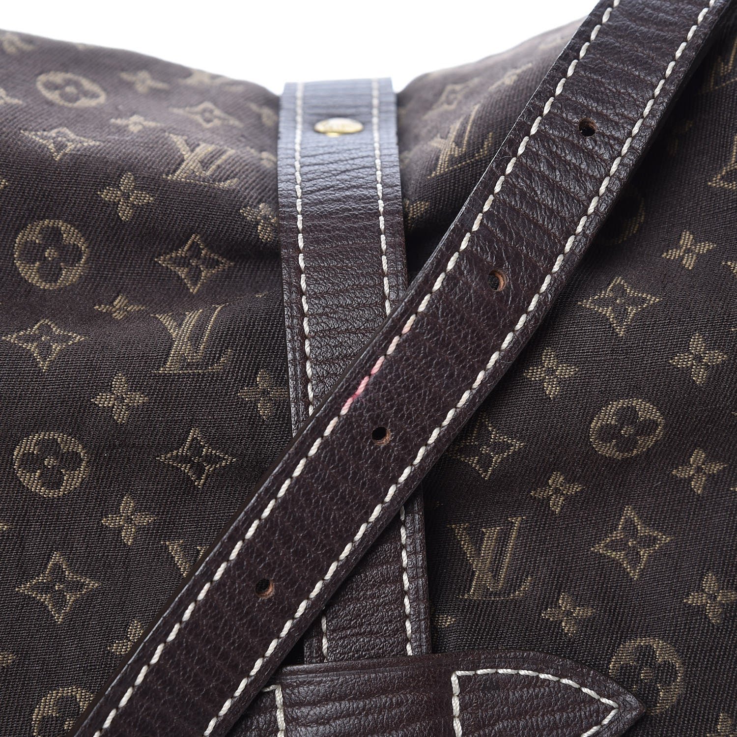 Louis Vuitton Monogram Mini Lin Saumur Ebene 9 of 11