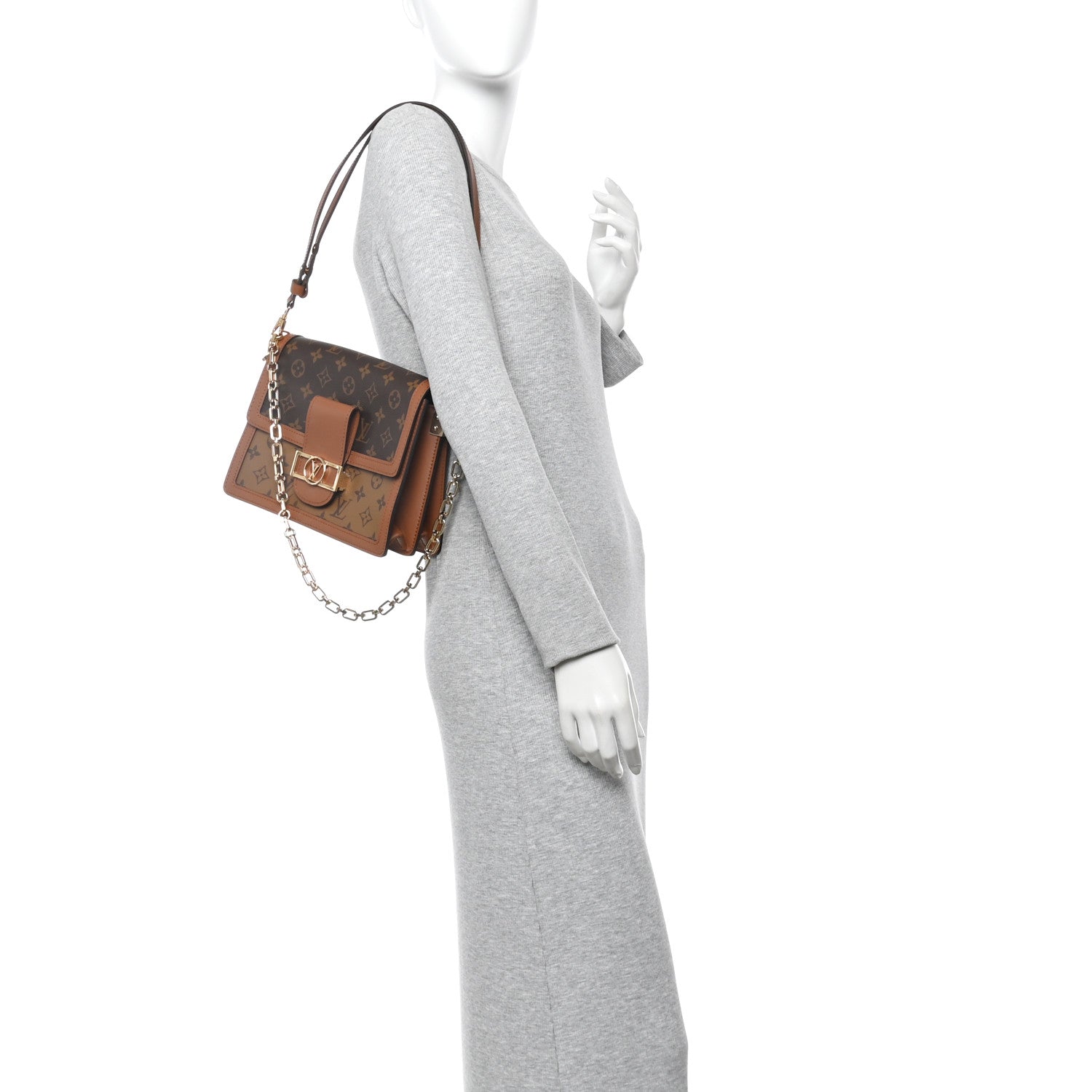 Louis Vuitton Reverse Monogram Dauphine MM 2 of 10