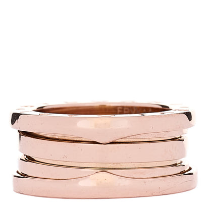 Bulgari 18K Rose Gold B.Zero1 Three-Band Ring 48 4.5 3 of 7