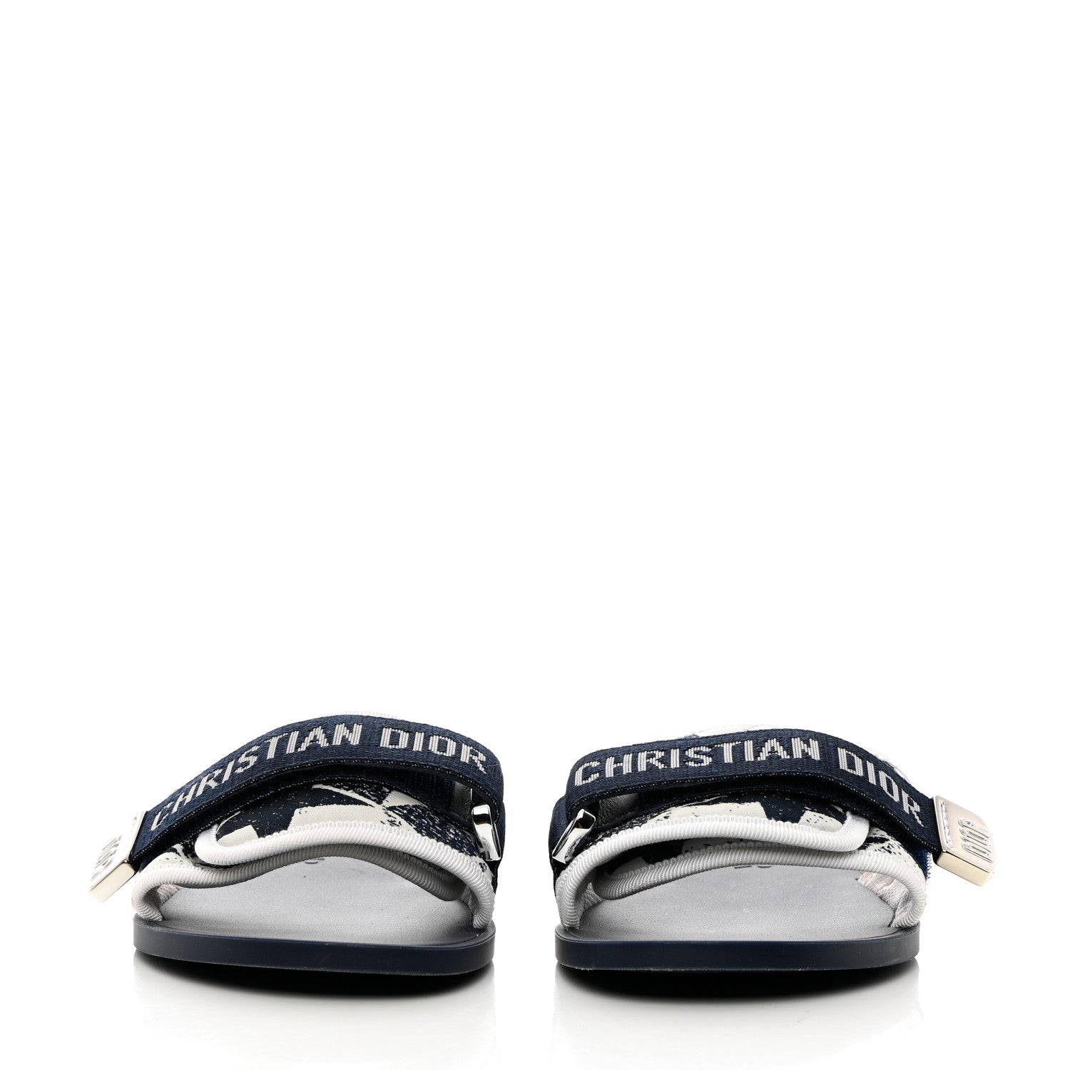 Christian Dior Canvas Dior(e)volution Mule Slide Sandals 36 Deep Blue 2 of 12