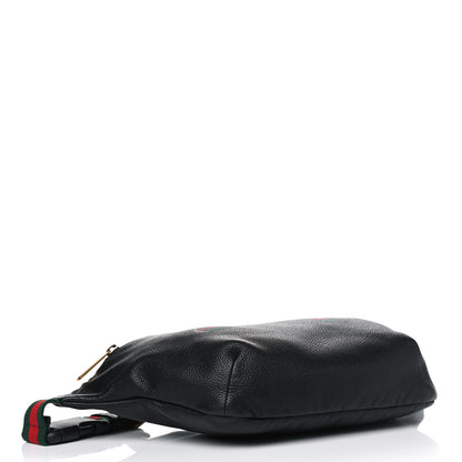 Gucci Grained Calfskin Logo Belt Bag Black 3 of 4