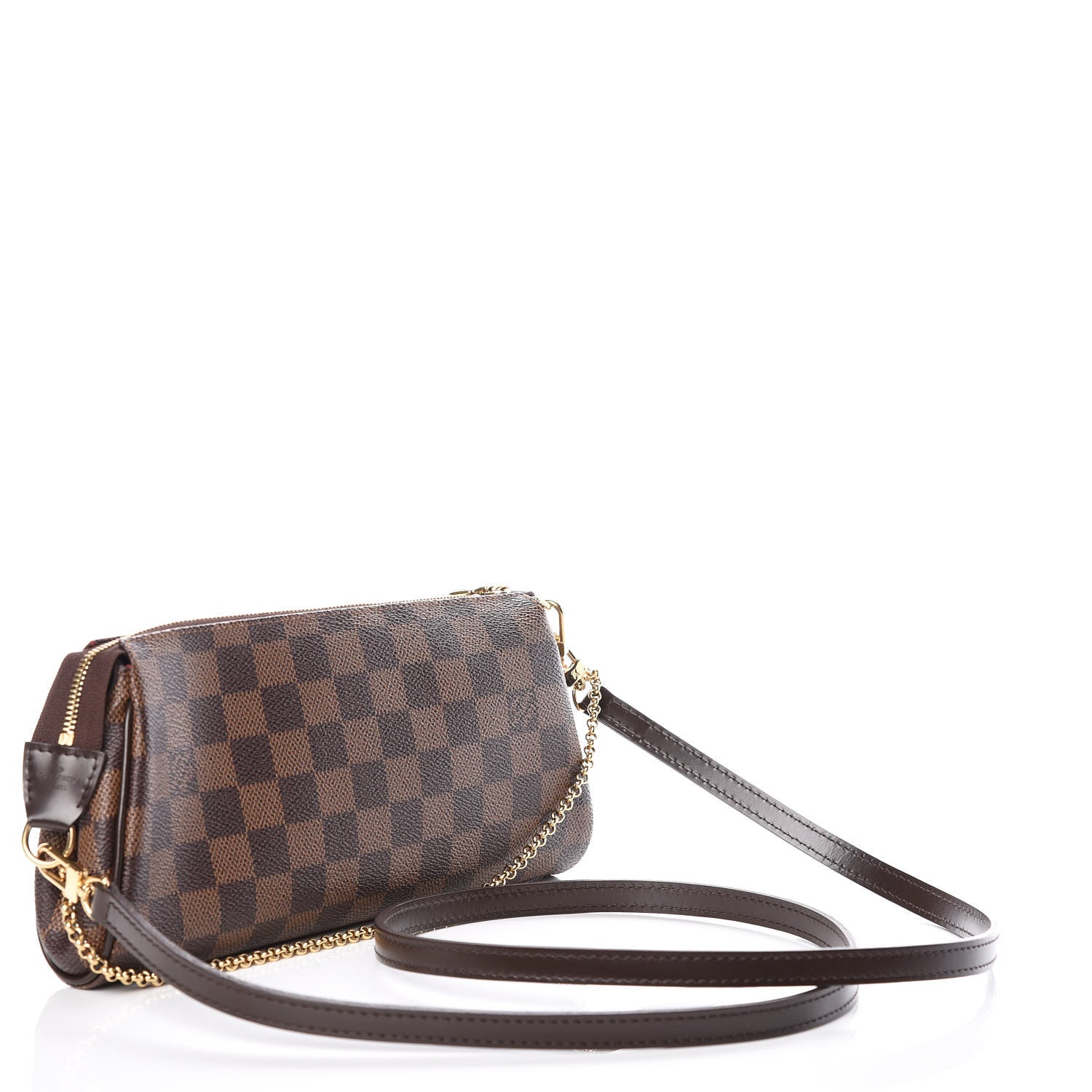 Louis Vuitton Damier Ebene Eva Clutch 3 of 9