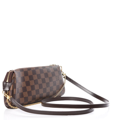 Louis Vuitton Damier Ebene Eva Clutch 3 of 9