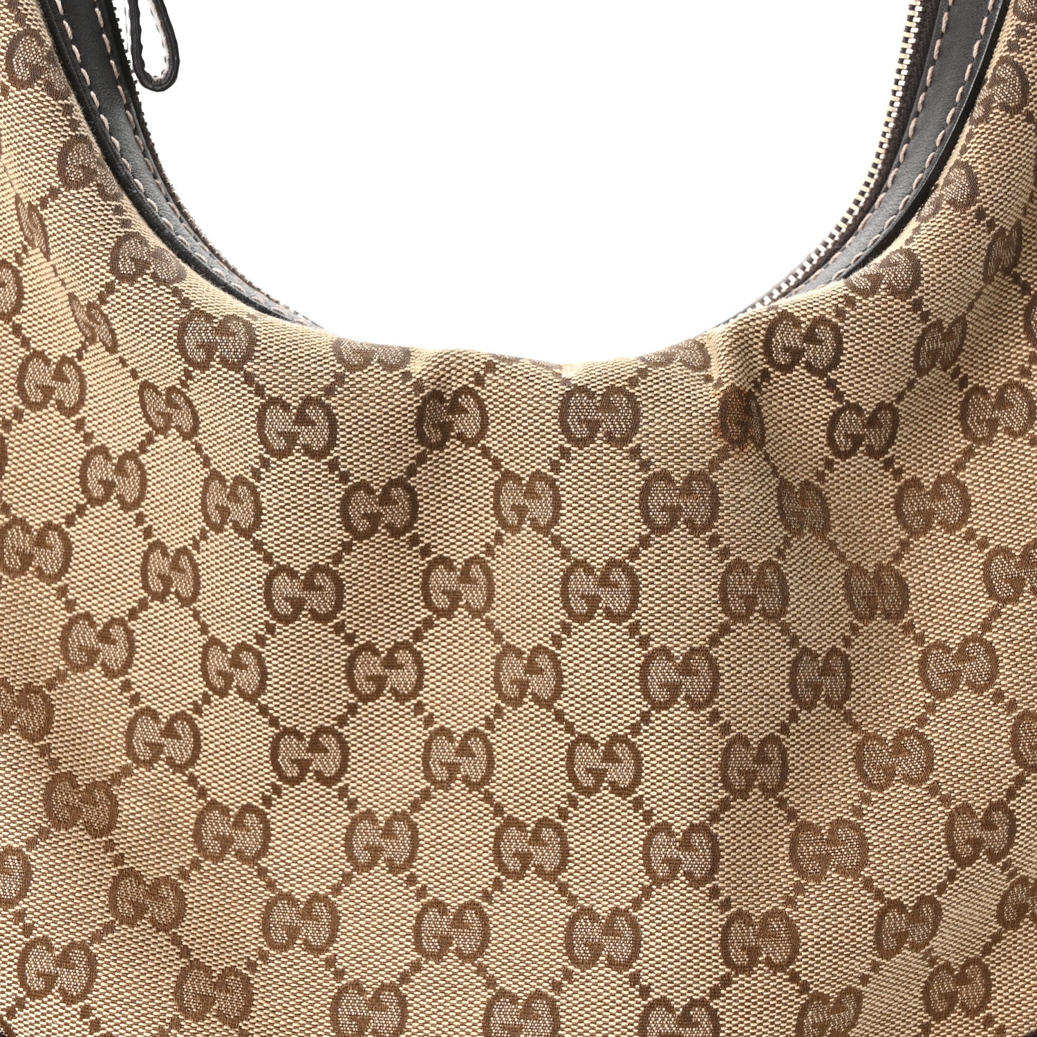 Gucci Monogram Medium Lovely Heart Hobo Brown 8 of 10
