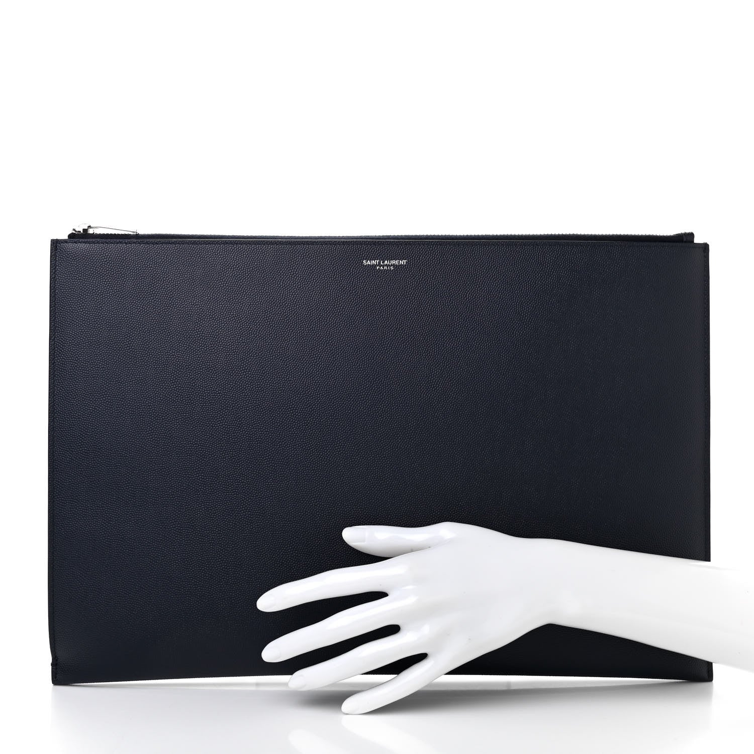 Saint Laurent Grain De Poudre Document Holder Black 2 of 7