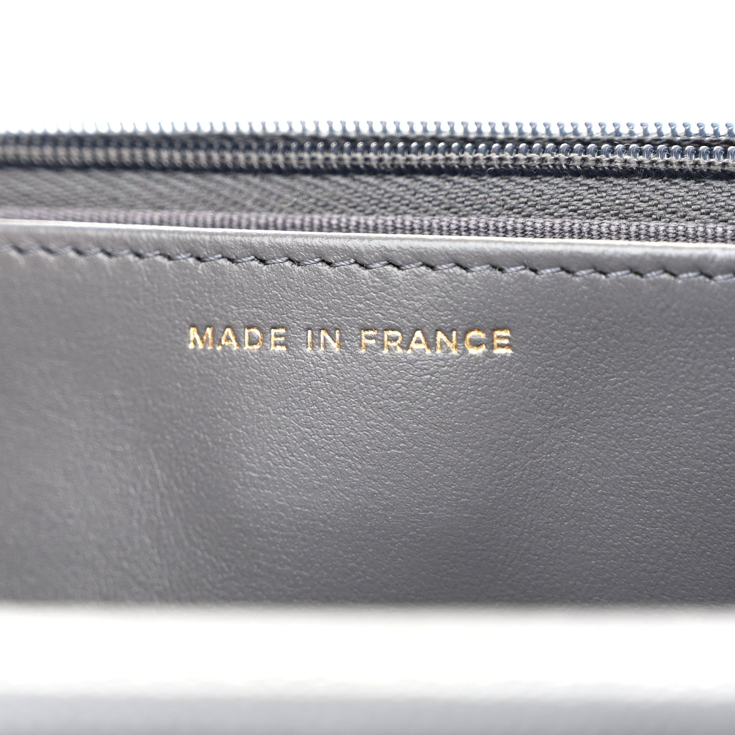 Chanel Caviar Quilted Wallet on Chain WOC Grey 5 of 10