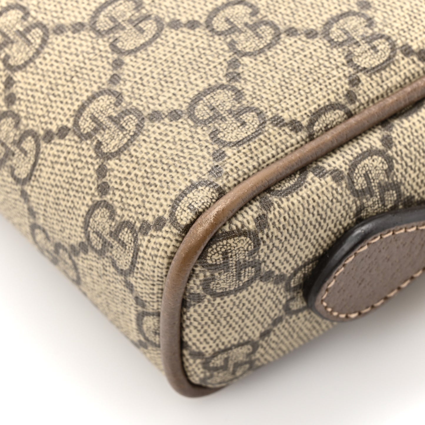 GG Supreme Monogram Web Mini Ophidia Shoulder Bag Brown