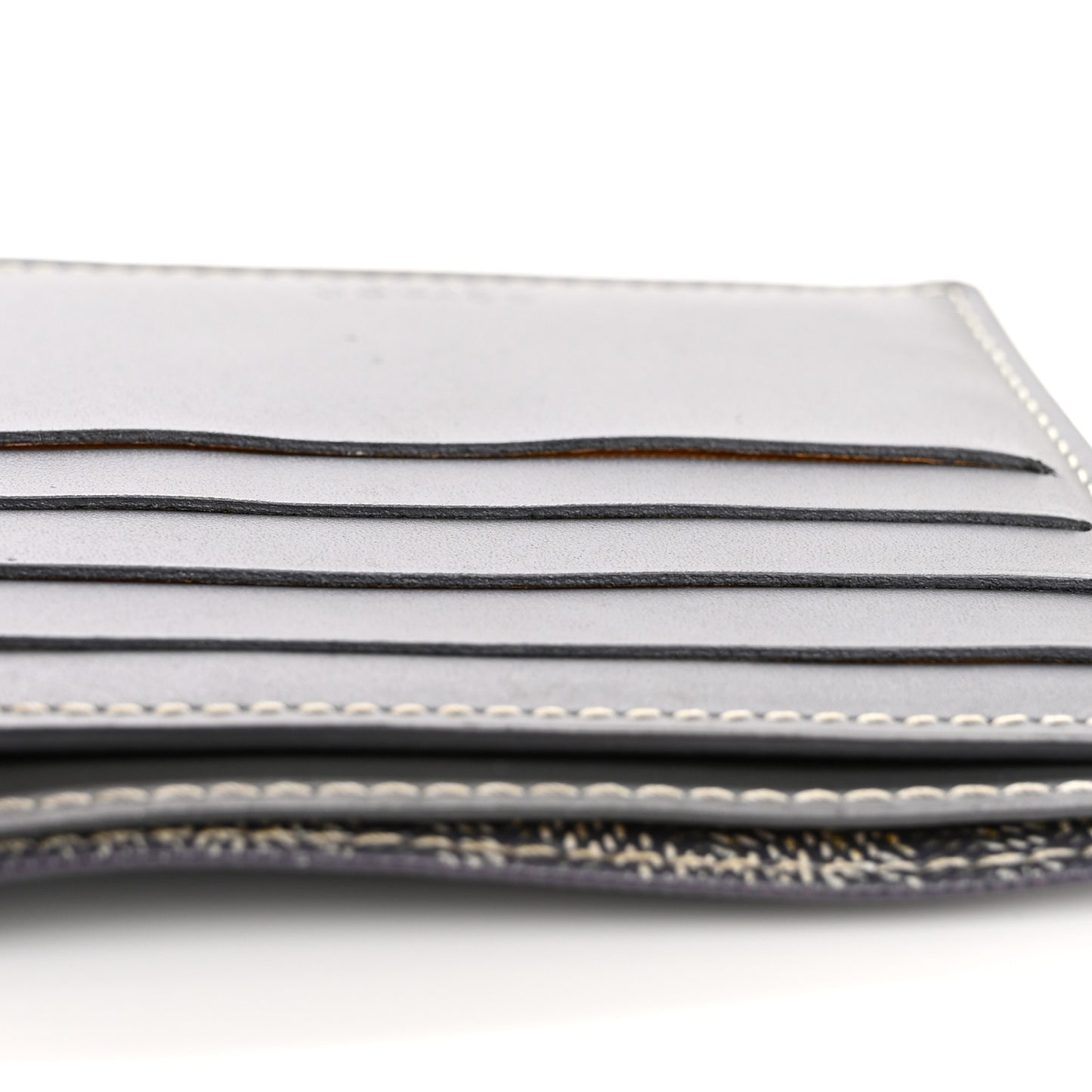 Goyardine Saint Florentin Bi-Fold Wallet Grey