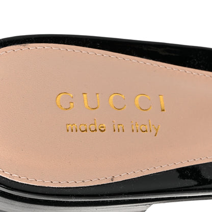 Gucci Patent Signoria Ballet Slingback Ballet Flat 38.5 Black 9 of 12