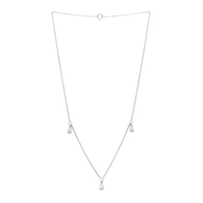 Tiffany Sterling Silver Elsa Peretti Teardrops Necklace 3 of 4