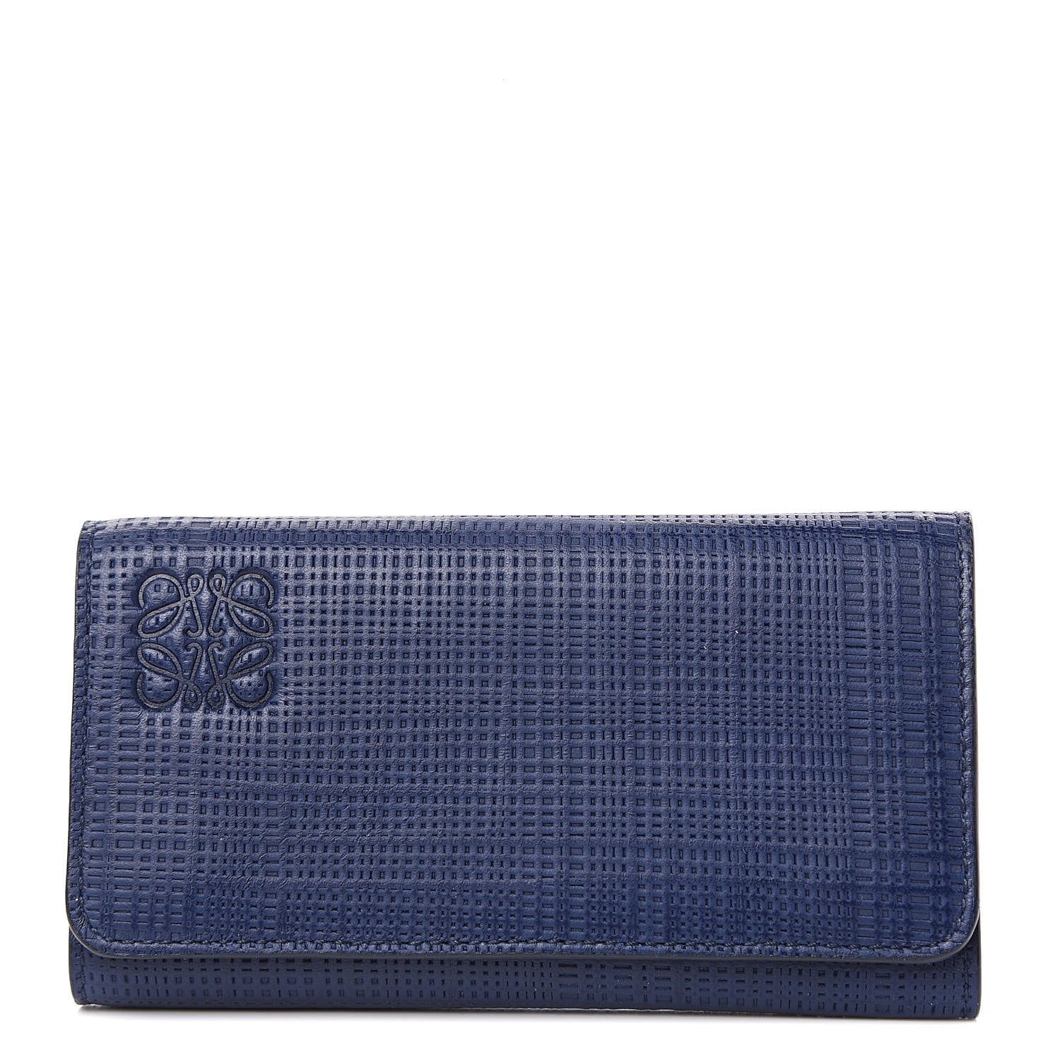 Loewe Textured Calfskin 6 Key Holder Electric Blue 1 of 6