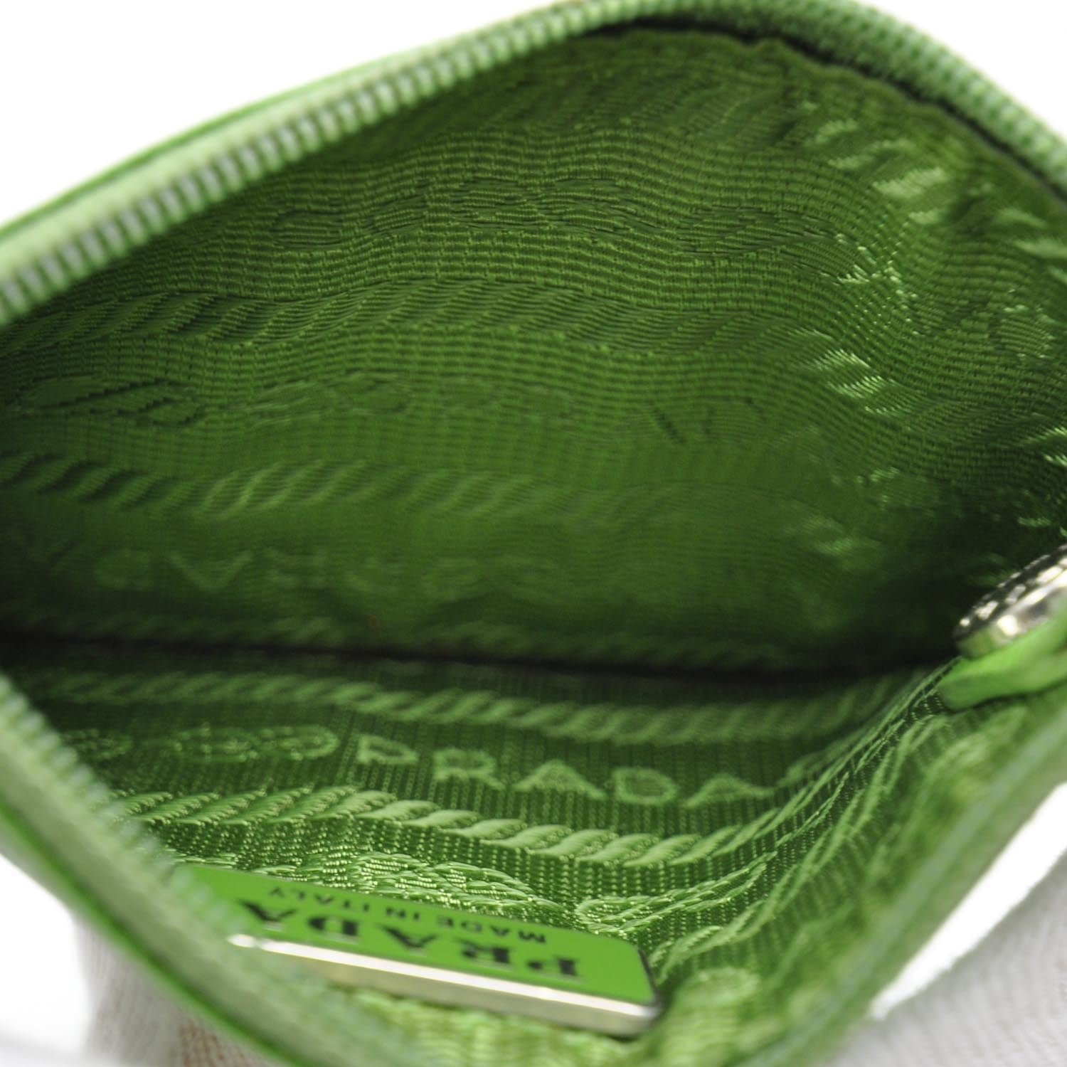 Prada Saffiano Coin Purse Mela 5 of 6