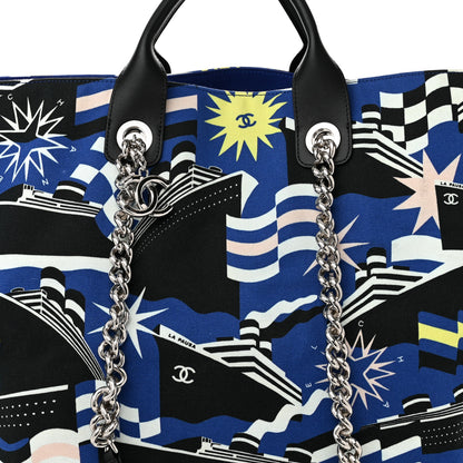 Chanel Canvas Large La Pausa Bay Shopping Bag 8 of 10