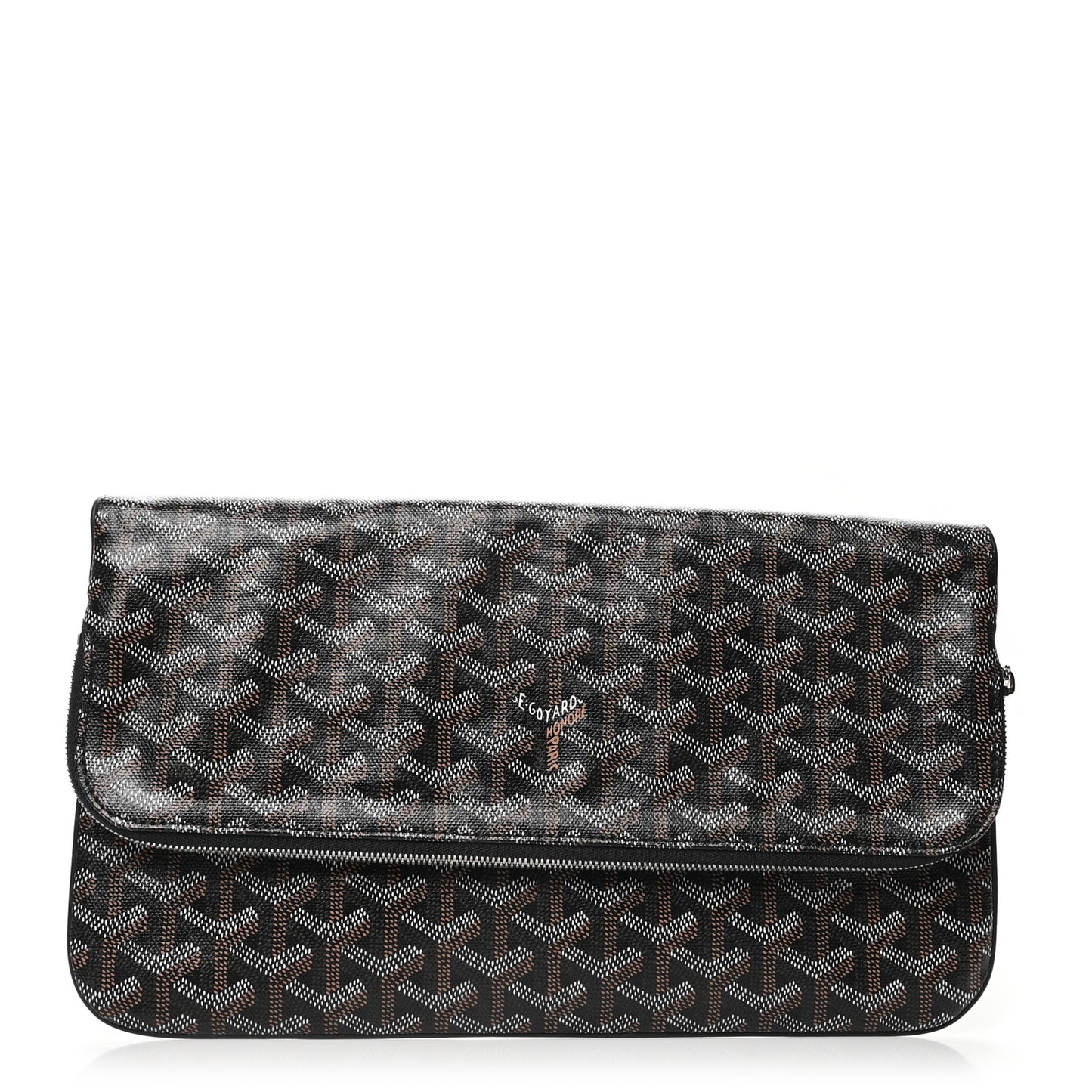 Goyardine Sainte Marie Soft Clutch Black