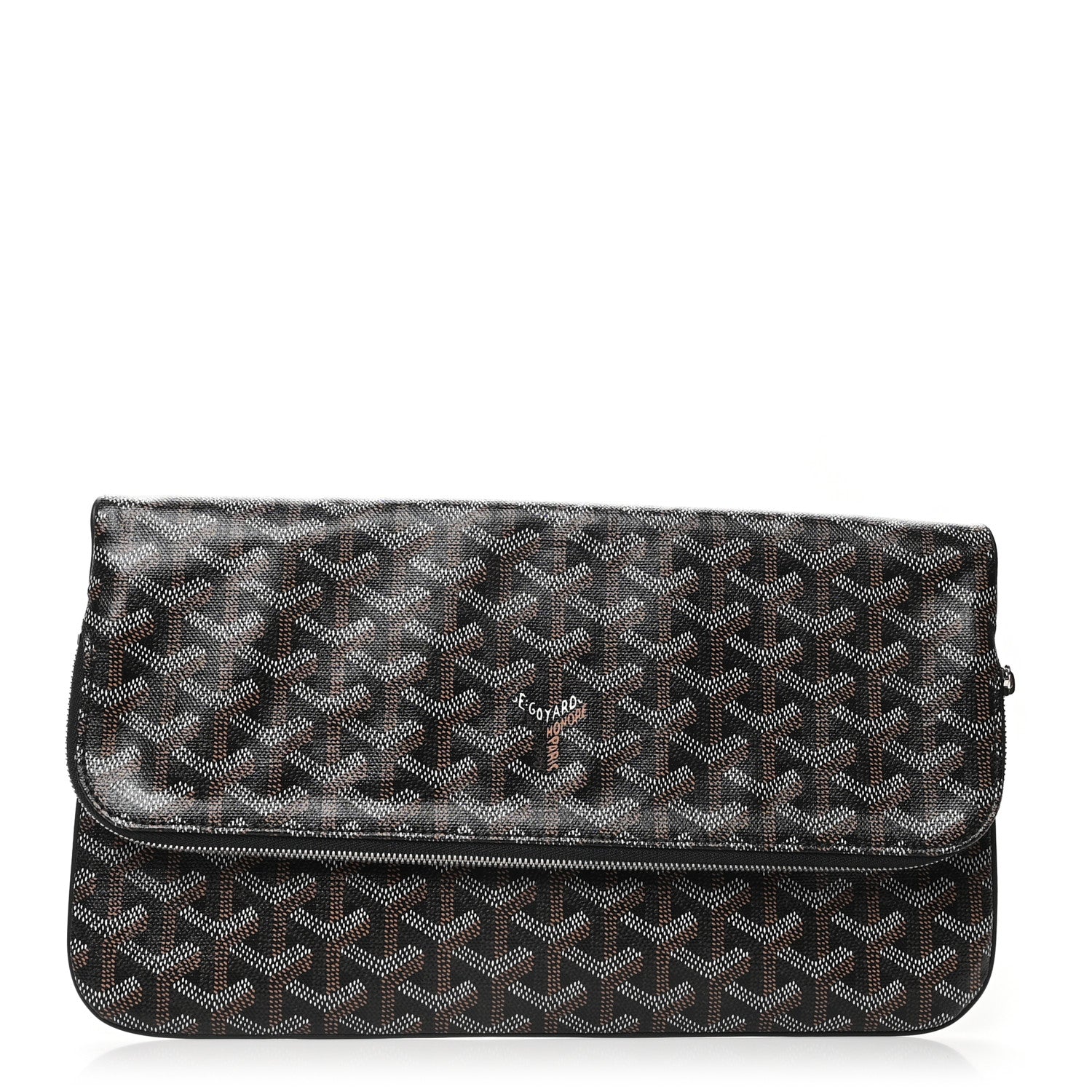 Goyard Goyardine Sainte Marie Soft Clutch Black 1 of 8