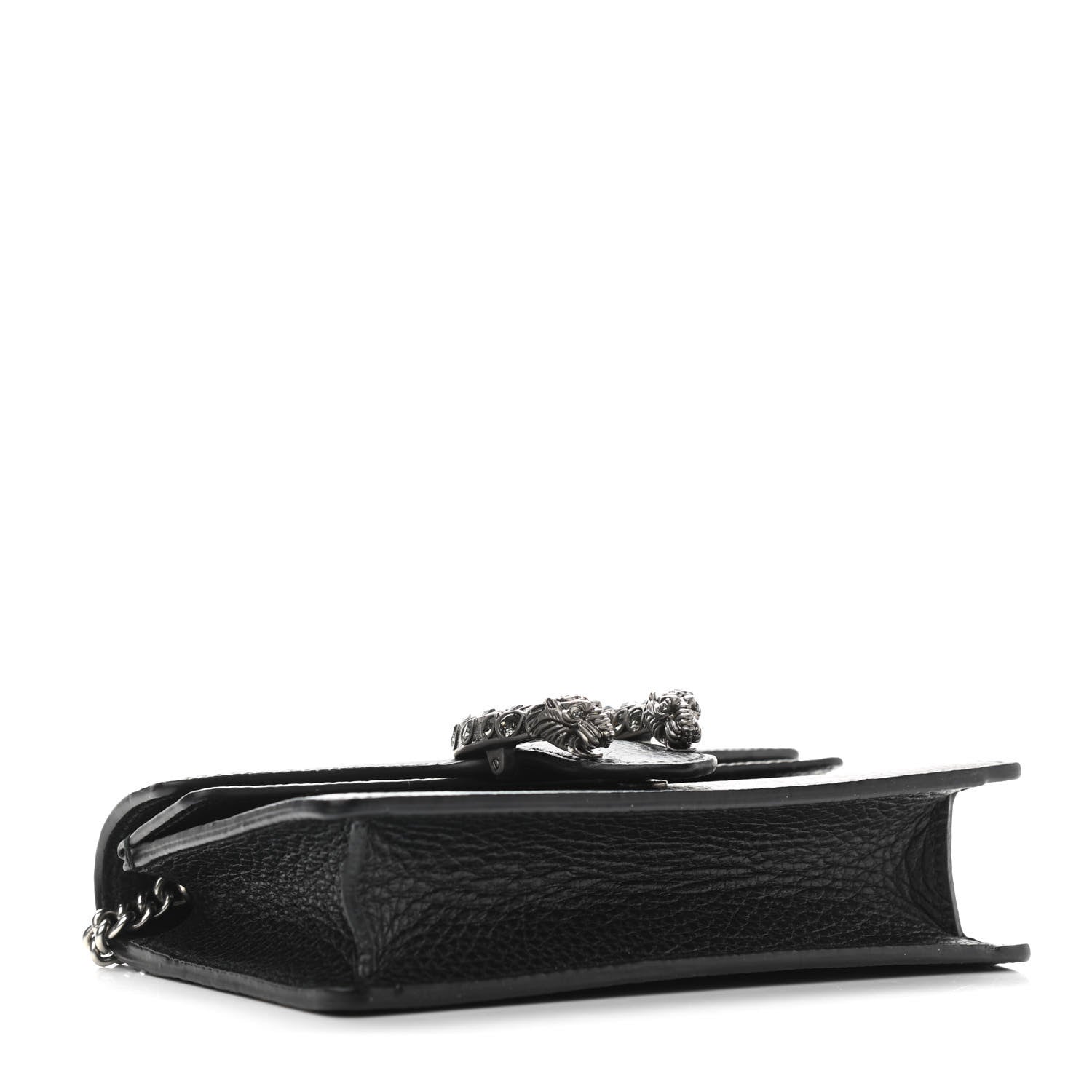 Gucci Calfskin Super Mini Dionysus Shoulder Bag Black 4 of 10