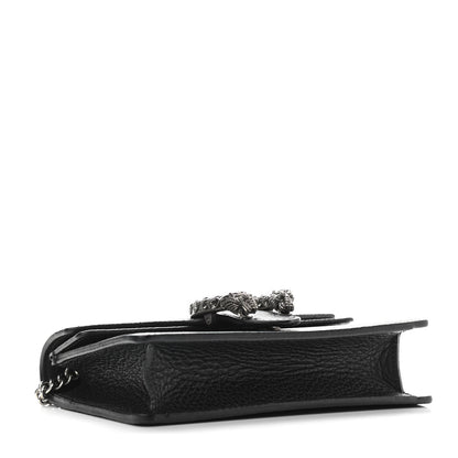 Gucci Calfskin Super Mini Dionysus Shoulder Bag Black 4 of 10