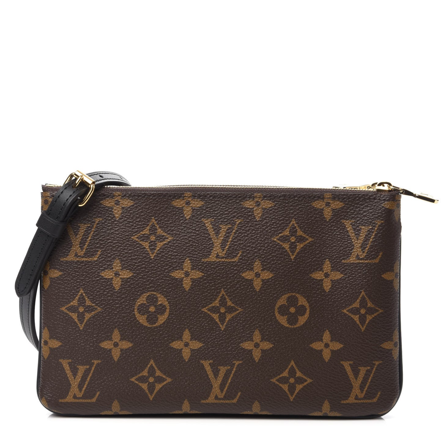Reverse Monogram Giant Double Zip Pochette
