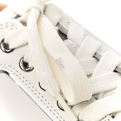 Christian Louboutin Calfskin Spikes Womens Vieira 2 Flat Sneakers 38 White 9 of 11